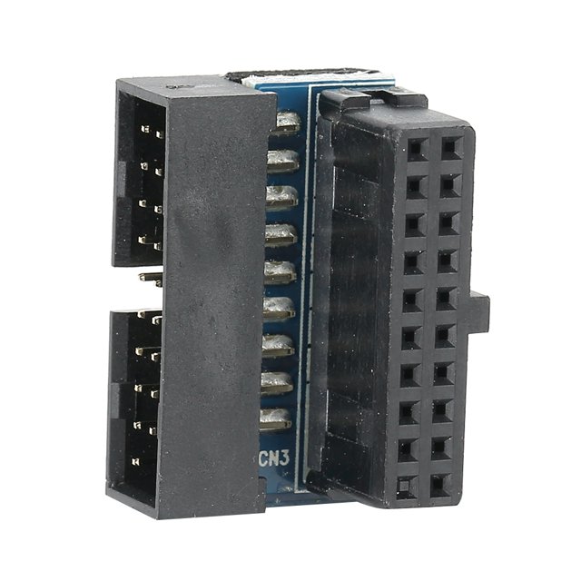 Convertisseur de Prises USB Noir PH19-A, Prise USB à 90 Degrés, pour Bureau