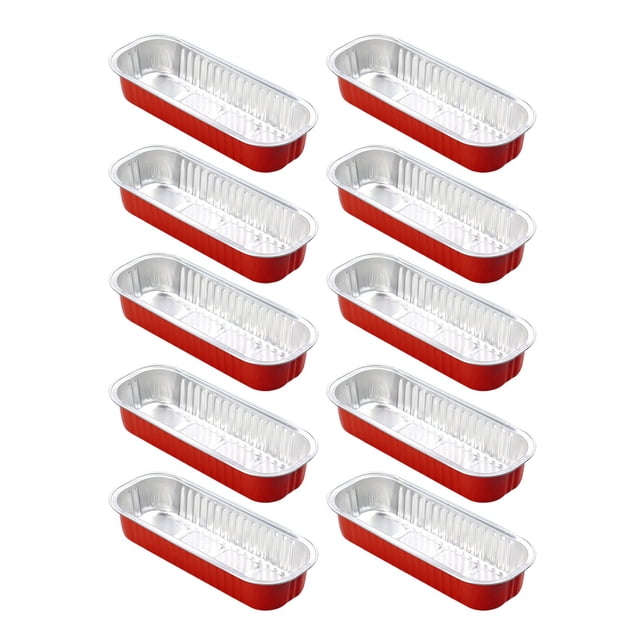Disposable Aluminum Foil Tin Box Square Aluminum Foil Box Baking Color Tin Paper Box