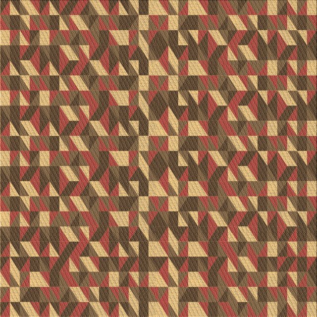 Ahgly Company Tapis d'Intérieur Lavable en Machine Carré Caramel Brun, 5 Pieds Carré