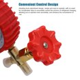 thumbnail image 3 of Zootealy Manomètre de Pression Réfrigérant HVAC Automobile avec Couvercle Résistant aux Collisions - Valve Unique Haute Pression pour R22/R134/R404 - Design Facile à Contrôler - Corps en Alliage d'Aluminium - Idéal pour Divers, 3 of 6