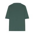 thumbnail image 4 of AherBiu Plus Size T Shirts for Women V Neck Loose Comfy Basic Tees Summer Workout Oversized Tshirt Tops, 4 of 7