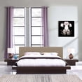 thumbnail image 4 of Modway Freja 3 Piece Queen Fabric Bedroom Set in Cappuccino Latte, 4 of 5