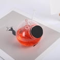thumbnail image 1 of Maoww Verres à Cocktail Verres à Vin et Jus Transparents avec Double Paille pour Design de Boule de Bar, 1 of 8