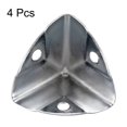 thumbnail image 3 of Unique Bargains Metal Box Corner Protectors Wooden Box Edge Guard Protector 22x22x22mm Silver Tone 4 pcs, 3 of 3