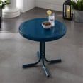 thumbnail image 4 of Pemberly Row Modern Metal Steel Patio End Table in Navy Blue, 4 of 6