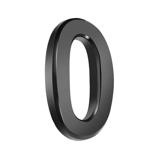 Penkiiy 3.94 Inch House Numbers for Outside - Easy Installation With Screw Set, Includes Hardware for Flush or Floating Mount, Matte Address Mailbox Numbers for Door, Exterior, Porch