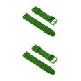 thumbnail image 1 of Baohd Versatile Silicone Watch Bands Watch Straps Replacement Rubber Wrist Band Green 20mm 2Set, 1 of 6