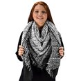 thumbnail image 1 of Peach Couture Multicolor Marled Oversized Blanket Scarf Shawl Wrap Poncho, 1 of 1