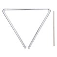 thumbnail image 1 of 1 Set of Percussion Triangle Metal Instrument Children Triangle Instrument with Striker, 1 of 8
