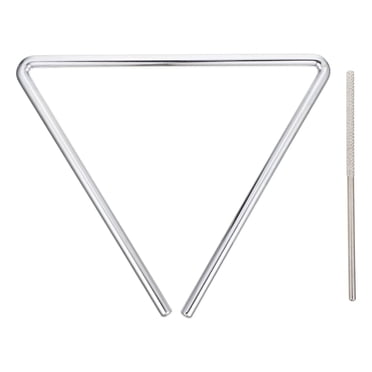 1 Set of Percussion Triangle Metal Instrument Children Triangle Instrument with Striker
