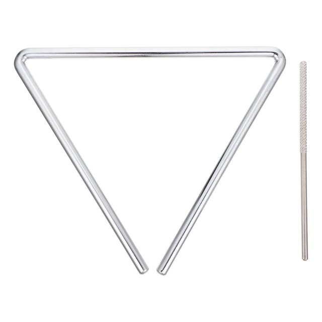 1 Set of Percussion Triangle Metal Instrument Children Triangle Instrument with Striker