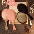thumbnail image 4 of Visland Hand Held Mirror Old Portable ABS Comfy Hand Held Mirror with Handle for Gift, 4 of 9