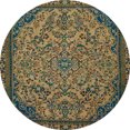 thumbnail image 1 of Ahgly Company Tapis d'Intérieur Ronds Abstraits Moka Brun Abstraits pour Aire, 8 Pieds Rond, 1 of 6
