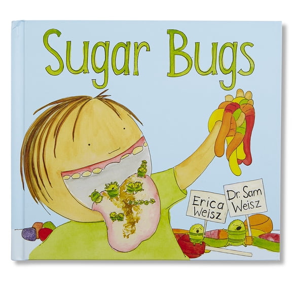 Brilliant Série de Soins Buccodentaires Livre sur les Insectes du Sucre, Enseignez à Votre Enfant les Soins Buccodentaires, Idéal avec les Brosses à Dents Rondes Brilliant