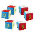 thumbnail image 2 of Milaget 6Pcs Mirror Hanging Dice 6x6x6cm Early Education Toy Decorative Learning numbers, 2 of 9
