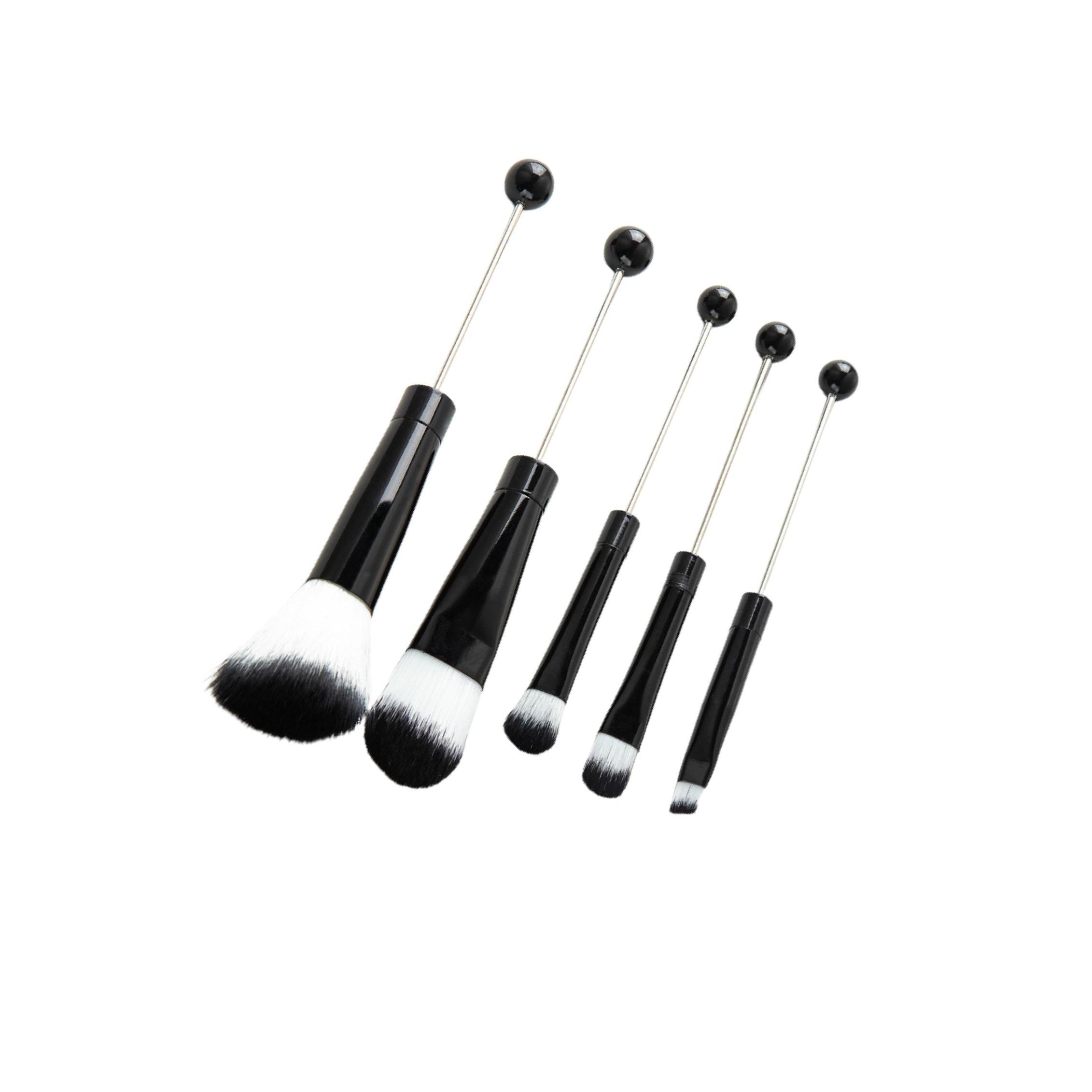mmirethe 5Pcs Beadable Makeup Brushes Make up Brush Tool Kits for Adults Ladies Women