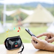 Chmadoxn Speaker Portable Bluetooth Speaker Wireless Not Allowing Water To Through With Color LED Luminous Speaker Outdoor Radio Wireless Speak