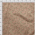 thumbnail image 4 of oneOone Viscose Chiffon Light Brown Fabric Florals Sewing Craft Projects Fabric Prints By Yard 42 Inch Wide, 4 of 4