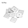 thumbnail image 3 of Uxcell Rondelle Carrée, Lot de 10, M4x20x20x1 mm, Rondelles Carrées pour Plaques en Acier Inoxydable 304, 3 of 5