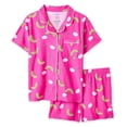 thumbnail image 1 of George Girls' Two Piece Lush Knit Pajama Set, 1 of 2