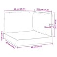 thumbnail image 4 of vidaXL Coussins de Palette 3 Pcs Tissu Oxford Rouge, 4 of 5
