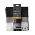 thumbnail image 5 of Mainstays Mainstayss Timber Fabric Shower Curtain, 70 Inches X 72 Inches, Black, 5 of 5