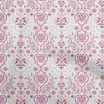 thumbnail image 1 of oneOone Rayon Pink Fabric Block Sewing Material Print Fabric By The Yard 56 Inch Wide, 1 of 5