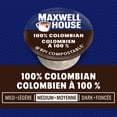 thumbnail image 3 of Maxwell House Colombian Coffee 100% Compostable K Cup Coffee Pods, 30 Pods, Medium, 3 of 16