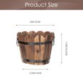 thumbnail image 2 of 3 Pcs Pots de Fleurs Polyvalents Pots de Fleurs en Bois Durables Jardinières Rétro, 2 of 8