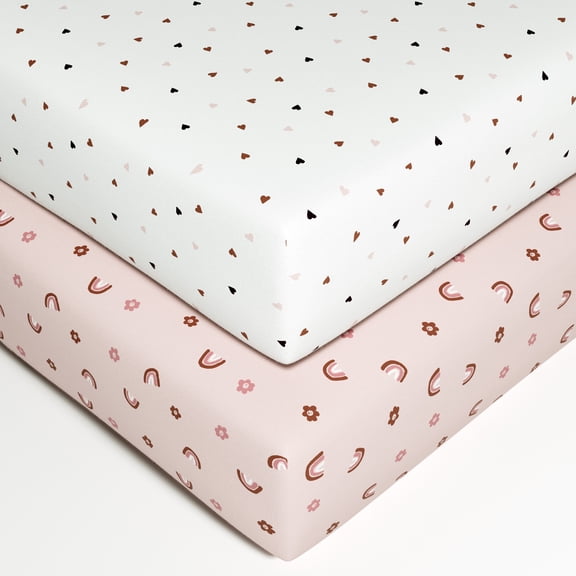 George Baby Organic Cotton Crib Sheets (2 Count)