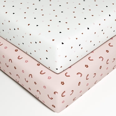George Baby Organic Cotton Crib Sheets (2 Count)
