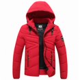 thumbnail image 4 of Mens Hooded Collar Winter Casual Padded Cotton Jacket, 4 of 8