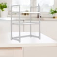 thumbnail image 2 of bbymog Organization and Storage Countertop Microwave Thickened Shelf Oven Compartment Shelf Kitchen Spice Towel Shelf, 2 of 6