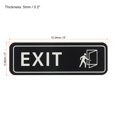 thumbnail image 2 of Unique Bargains EXIT Sign 6'x2' Self Adhesive Door Sticker Mounting Strip Black, 2 of 6