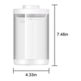 thumbnail image 3 of COFEST Push-button Storage， High Borosilicate Glass Sealing Jar Candy Jar Storage Jar Jar Coffee Jar Cereal Jar Transparent Glass Jar Storage， Drop Clear, 3 of 8