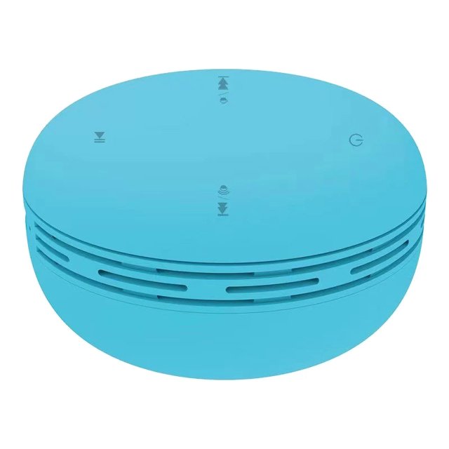 EGNMCR Machine à Sons Macaron Haut-Parleur Bluetooth Extérieur Portable Mini Haut-Parleur Burger Rond Mini Audio Bluetooth