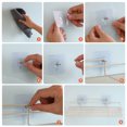 thumbnail image 3 of Miangastore 10pcs Furniture Clear Hanger Pads with Screws Non-Trace Hook Kitchen Sticker, 3 of 9