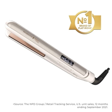 REMINGTON® SHINE THERAPYTM Argan Oil & Keratin Infused 1 Inch Hair Straightener/Flat Iron, S9511CDN