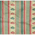 thumbnail image 4 of Tissu en Popeline de Coton Bio Sergé à Rayures Géométriques et Imprimé Floral 1 Yard 42 Inch Wide, 4 of 4