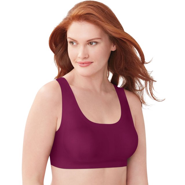 Bali Soutien-Gorge Sans Armatures Confort Révolution EasyLite Sans Coutures pour Femmes, m, Rouge Galactique