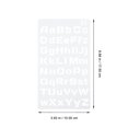 thumbnail image 4 of 24 Sheets English Letters Hollow Painting Templates Hand Graffiti Templates, 4 of 8