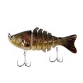 thumbnail image 2 of Almencla Leurres de Pêche avec Hameçon Crankbaits Leurres Durs Réalistes pour Perche Achigan Poisson-Chat Gris, 2 of 8