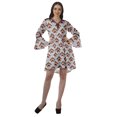 thumbnail image 2 of Moomaya Robes de Plage Imprimées Femmes Robe Aguichant Robes Mini Brodées pour Femmes, 2 of 4