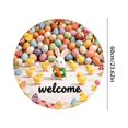 thumbnail image 3 of TIELUTT Round Easter Bunny Shaped Welcome Mat 2026 Easter Absorbent And Wear Mat Round Easter Rug Sizes 40CM/60CM/80CM Fuzzy Couch Blanket Area Rug And Set Blankets Dark Throw Decorative Throw Blanket, 3 of 8