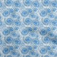 thumbnail image 1 of oneOone Cotton Flex Medium Blue Fabric Ocean Craft Projects Decor Fabric Printed By The Yard 40 Inch Wide, 1 of 4