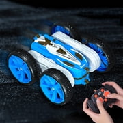 EGNMCR Remote Control Car For Kids Ages 6+, RC Cars Stunt Car Toy Double Sided 360掳 Rotating Remote Control With Headlights, Birthday Xmas Gifts For Boys