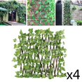 thumbnail image 3 of GROWTH TANK 4x Retractable Garden Fence Trellis Privacy Screen with Artificial Plant Outdoor, 3 of 7