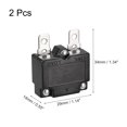 thumbnail image 2 of Unique Bargains Circuit Overload Protector 5A AC125/250V DC32V Automatic Reset Thermal Circuit Breaker 2pcs, 2 of 5