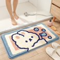 thumbnail image 3 of Rabbit Bathroom Rug Mat, Extra Soft and Absorbent Bath Rugs, Machine Wash Dry, Animal Non-Slip Carpet Mat for Tub, Shower, and Bath Room, 20" x 31", 3 of 7