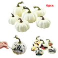 thumbnail image 3 of 6Pcs Halloween Artificial Pumpkin Model Craft Fall Home Garden Decor Painting Props DIY Great Gift, 3 of 5